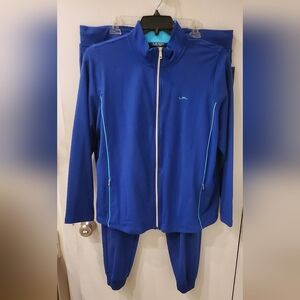 Ralph Lauren Active 2x Royal Jacket with Cuffed Pants Set New